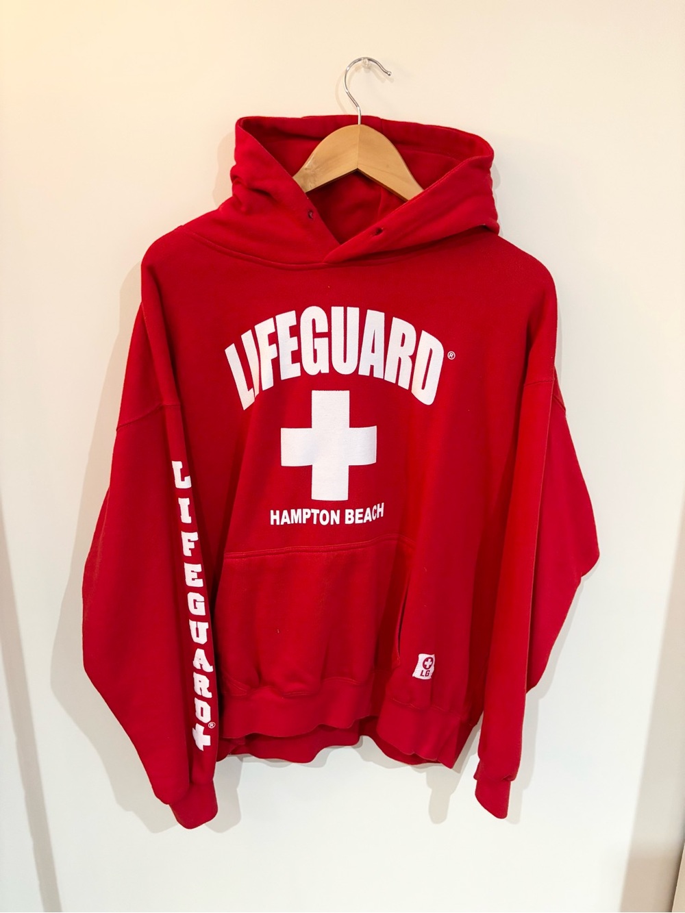 Men's Size XL Vintage Lifeguard Hoodie
